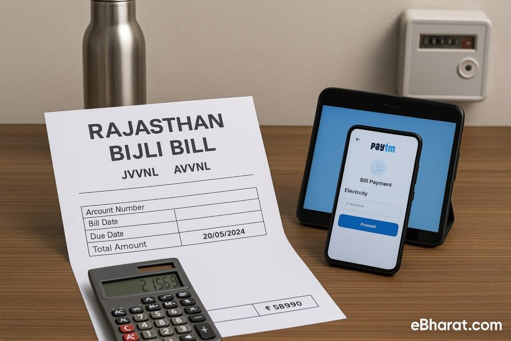 Electricity Bill – Rajasthan: How to Check & Pay Online (Urban & Rural Guide)