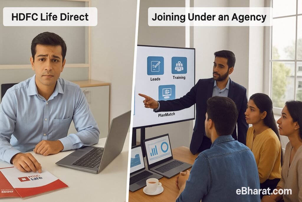 Joining HDFC Life Direct vs Joining Under an Agency: What’s the Difference?