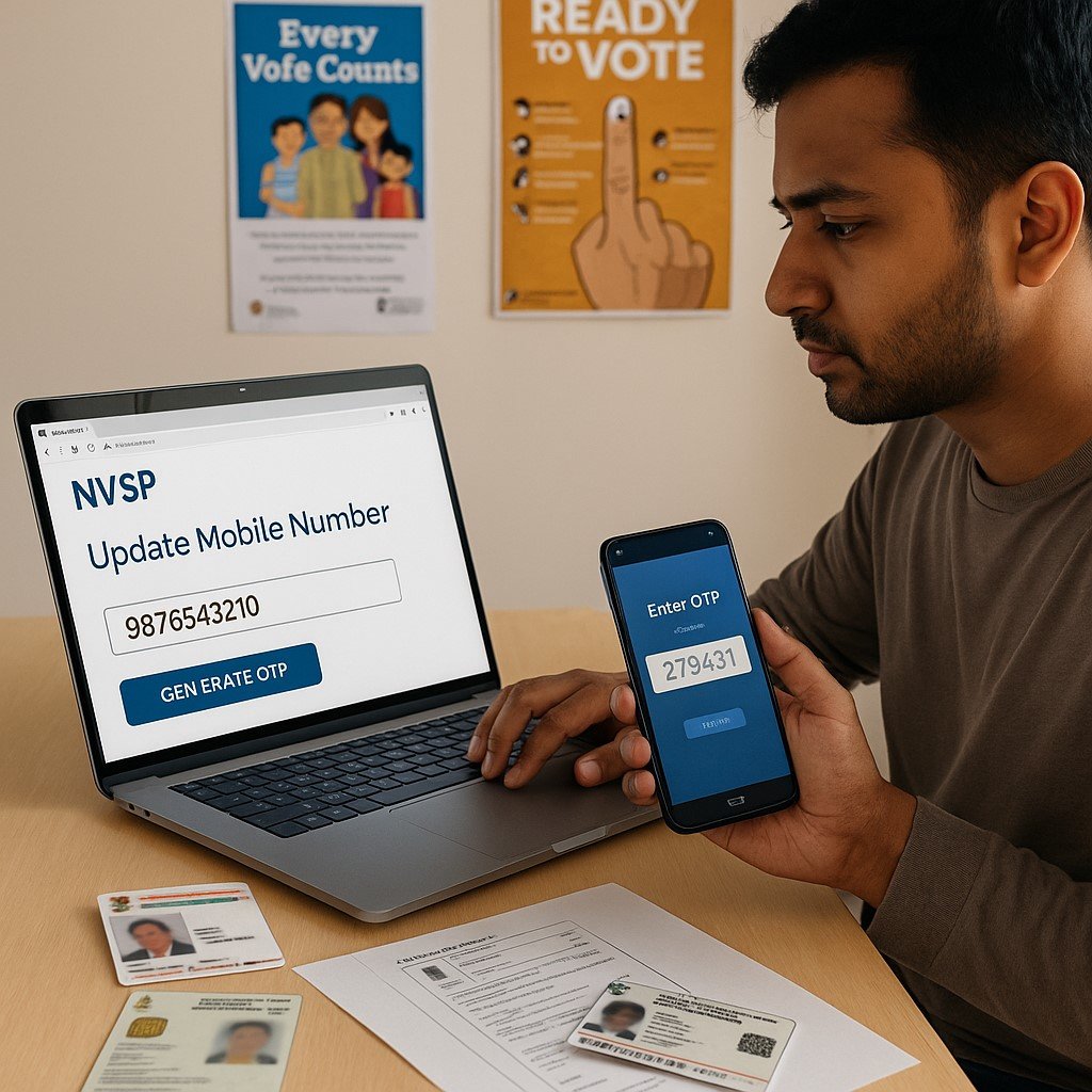 How to Update Mobile Number in Voter ID Online (2025 Guide)