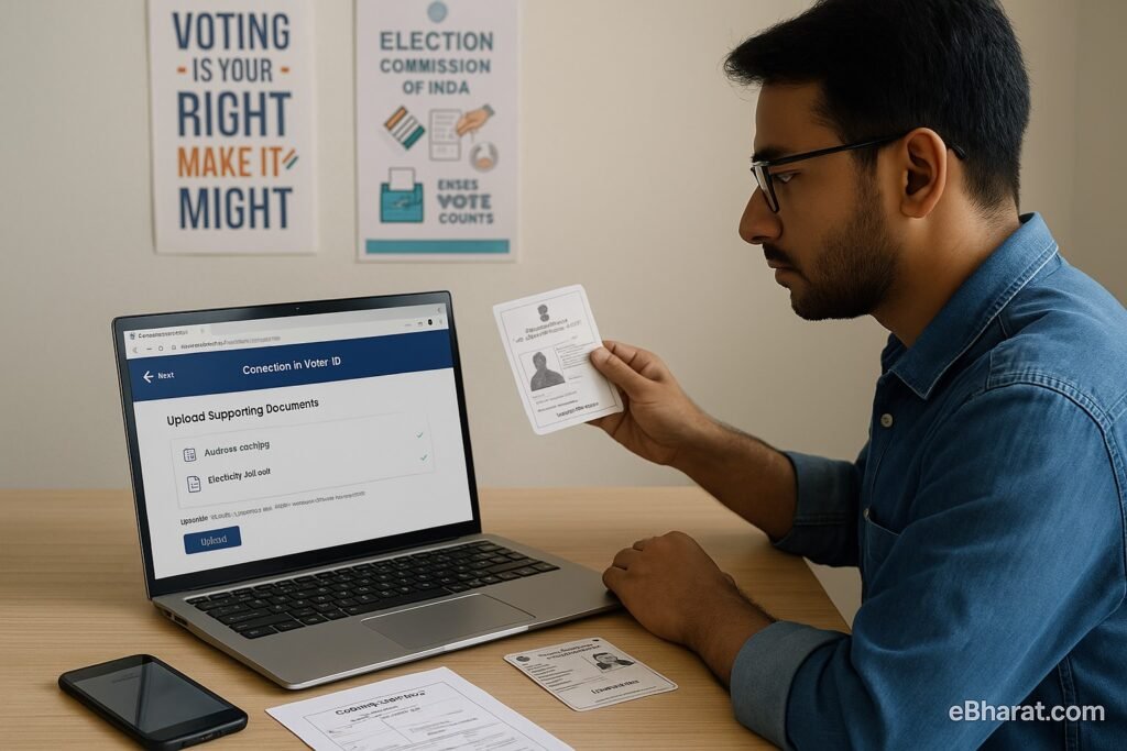 How to Upload Documents for Voter ID Correction Online (2025 Guide)