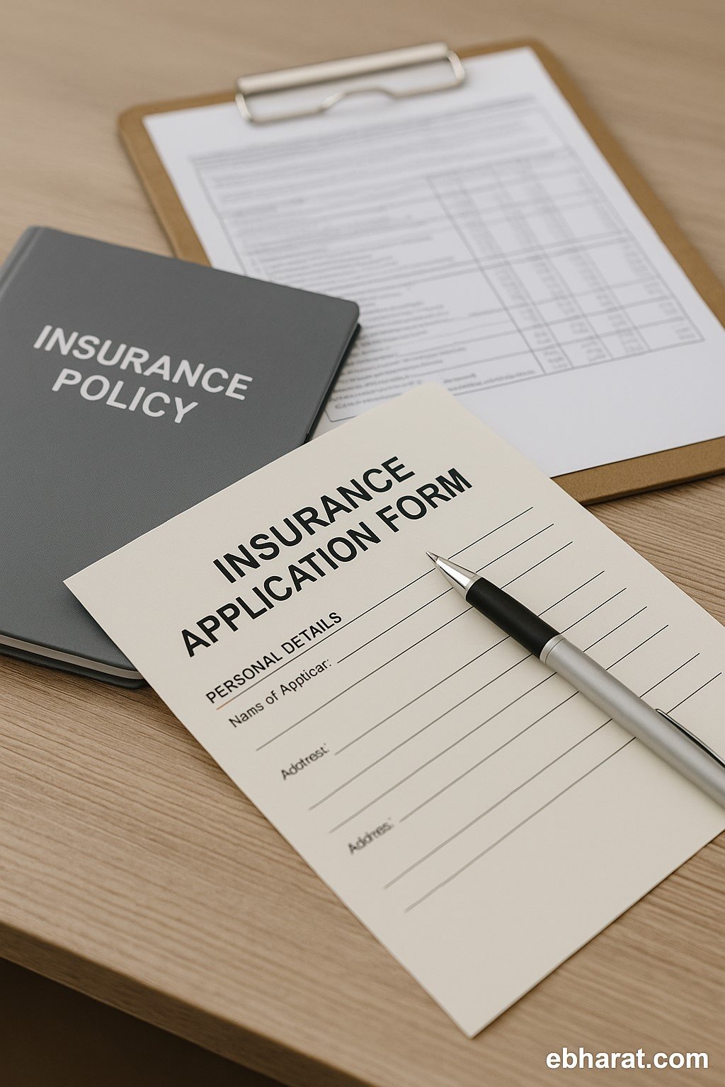 An infographic explaining how to become a full-time loan and insurance DSA in India in 2025, including registration steps, document list, top niches, and mistakes to avoid — with eBharat.com branding.