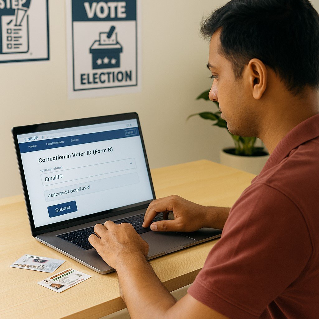 How to Change Email ID in Voter ID