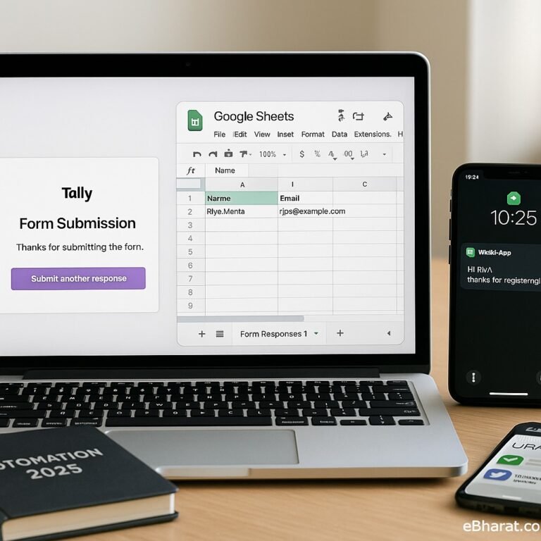 Automate Tally → Sheets → WhatsApp with No Code