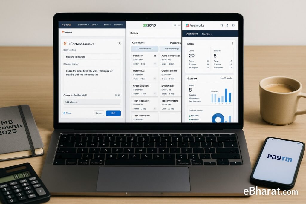 HubSpot vs Zoho vs Freshworks: Best for India-First SMBs