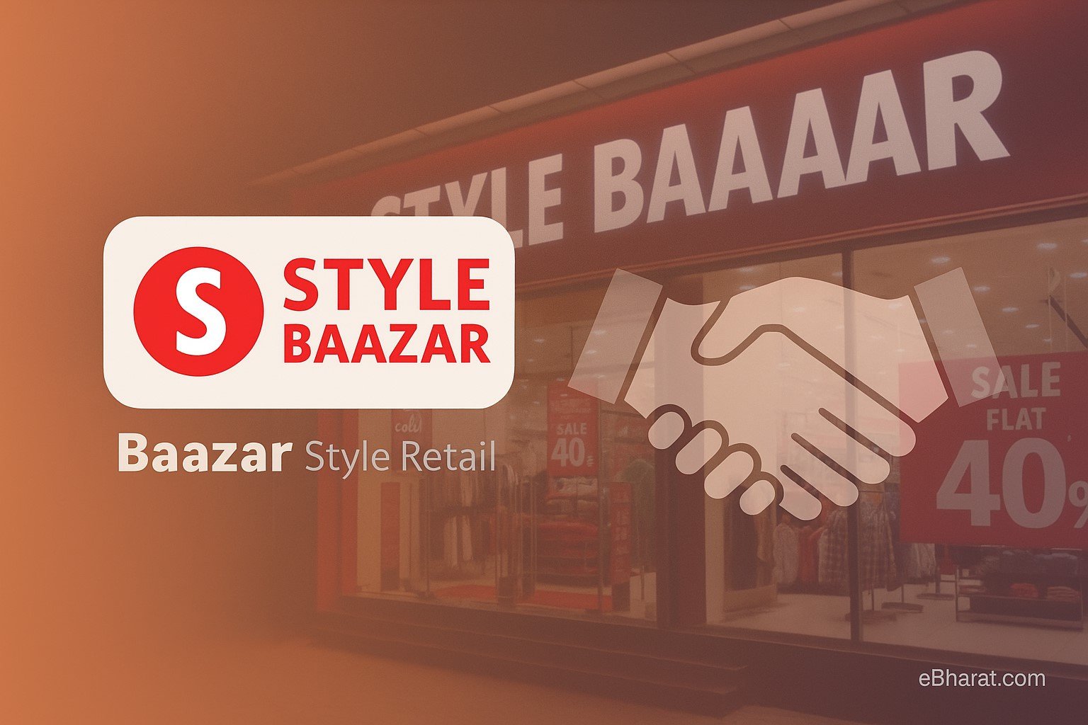 “Style Baazar retail storefront in Uttar Pradesh with mannequins, shopping bags, and apparel display, symbolizing new store opening milestone.”