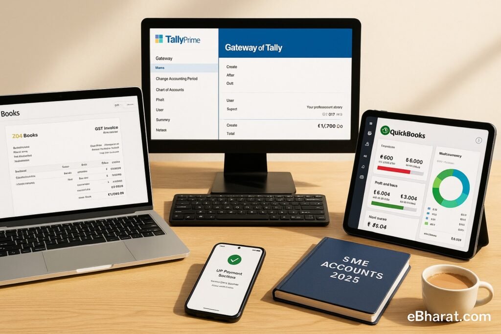 Zoho Books vs Tally vs QuickBooks (If/When Back): What Should SMEs Choose?