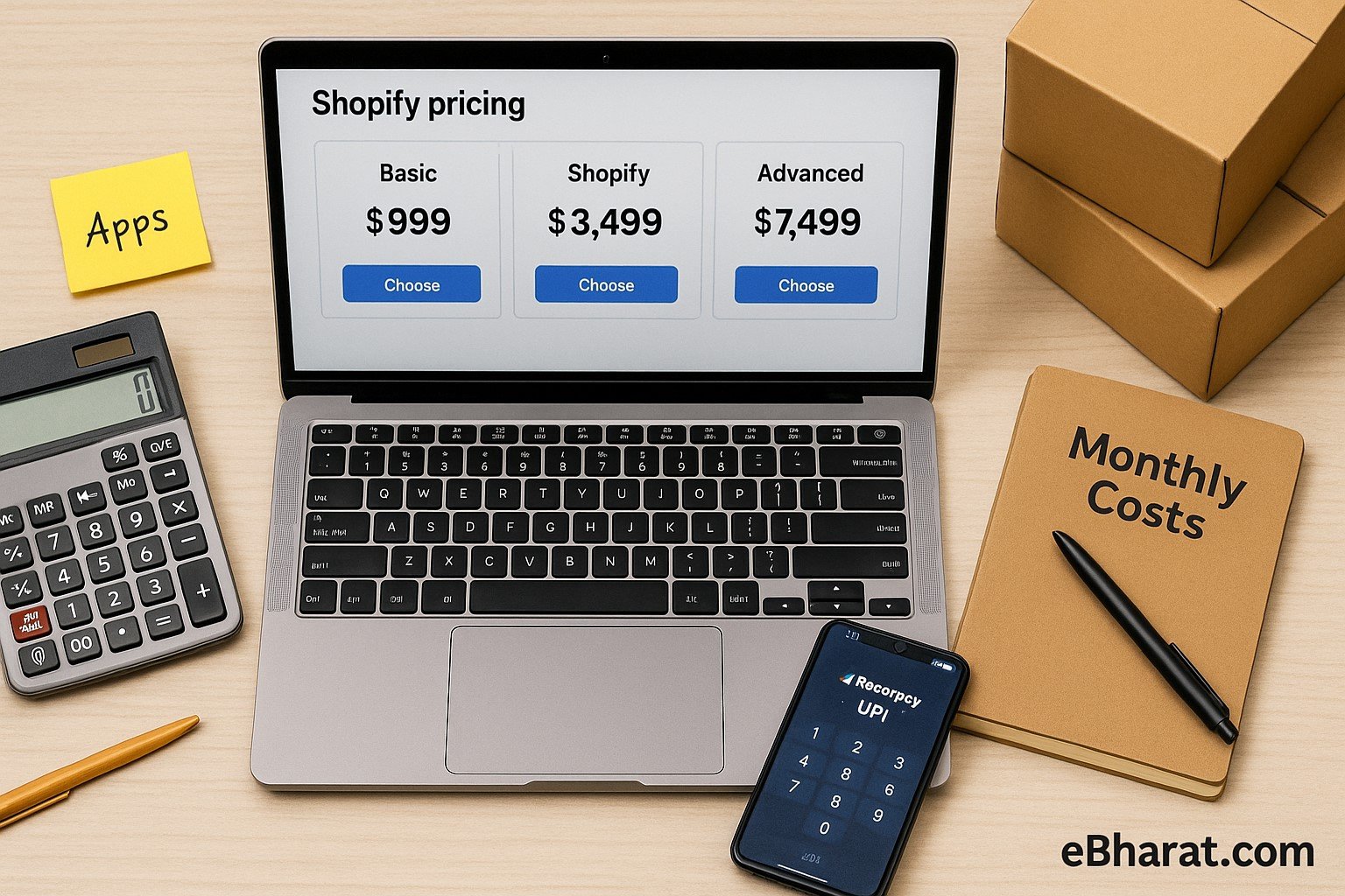 “Shopify Pricing India 2025 – Real monthly costs with apps, fees, and shipping”