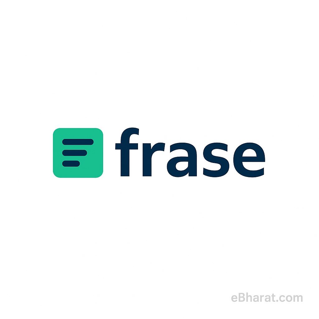 "Frase official logo with green icon and lowercase brand name on a white background, featuring an eBharat.com watermark at the bottom-right."