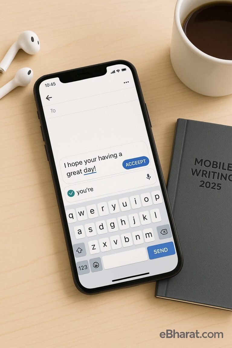 Grammarly Keyboard: Mobile Workflow for Social & Email