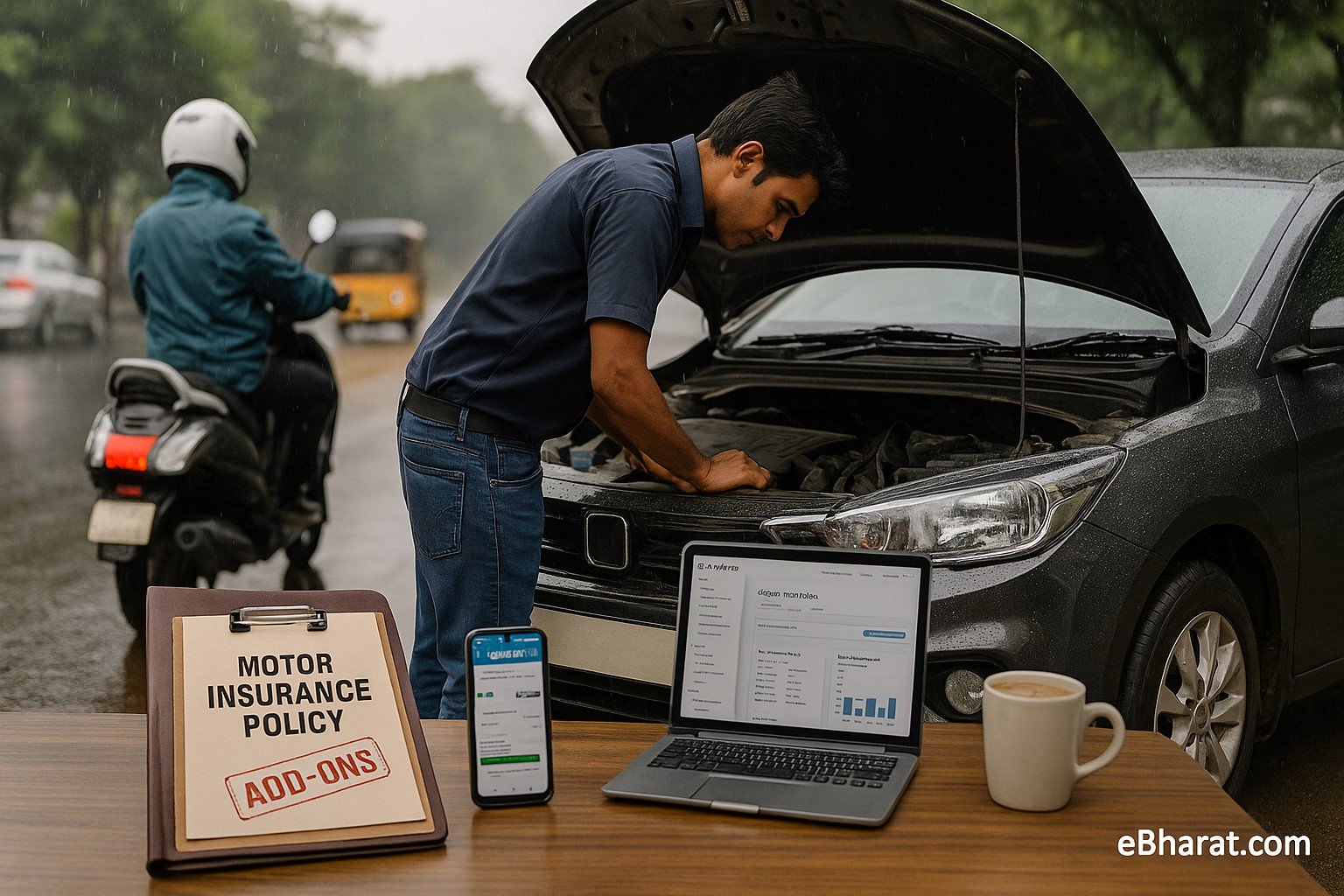 “Best motor insurance add-ons in India 2025 – Zero Dep, NCB Protect, Engine Protect”