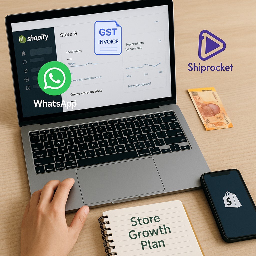 25 Best Shopify Apps for Indian Stores (WhatsApp, GST Invoice, Shiprocket)