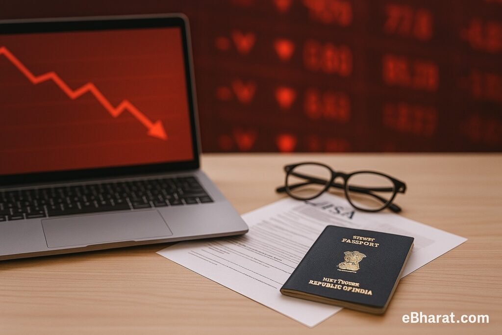 Indian IT Stocks Fall as US H-1B Visa Fee Jumps
