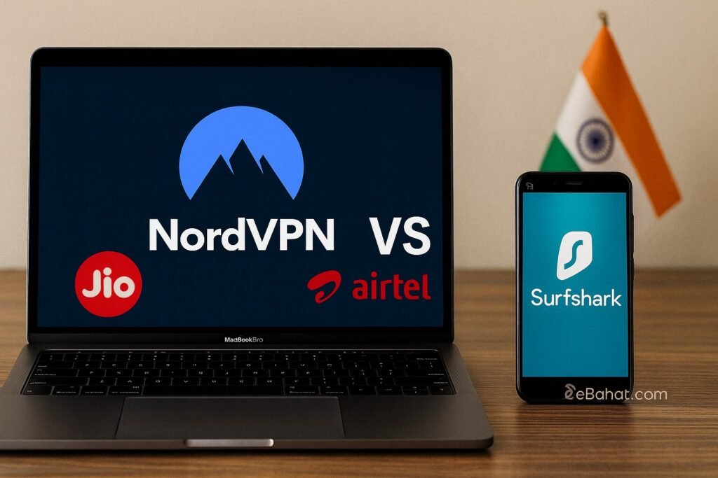 NordVPN vs Surfshark (India): Which Is Faster on Jio/Airtel Fiber