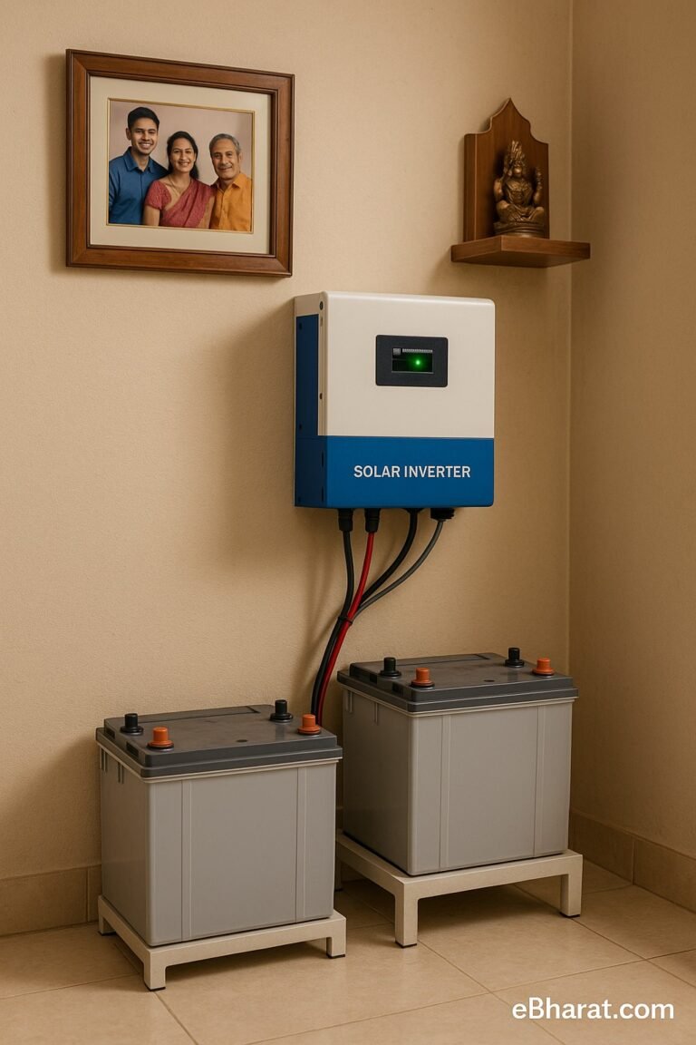 Solar Inverters & Batteries: How to Size for a 2BHK/3BHK Home (India)