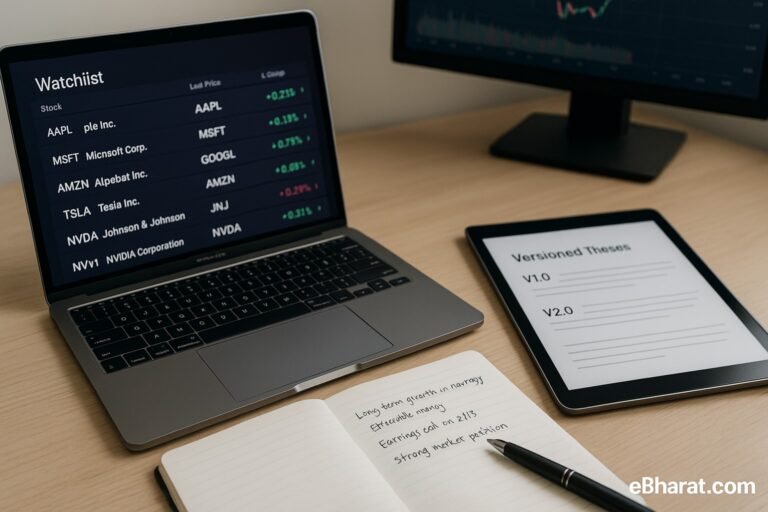 Watchlists, Notes & Versioned Theses
