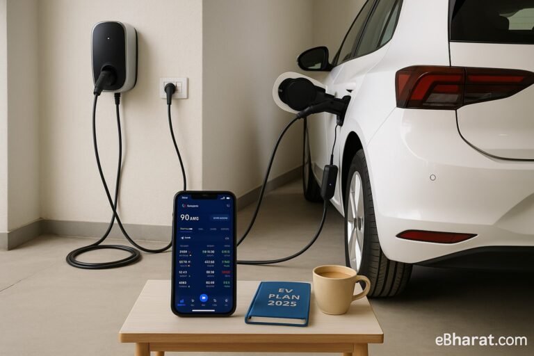 Best Home EV Chargers in India (2025): 16A vs 32A, Portable vs Wallbox