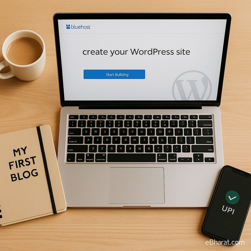 “Beginner guide to launch WordPress blog on Bluehost India – 2025 setup”