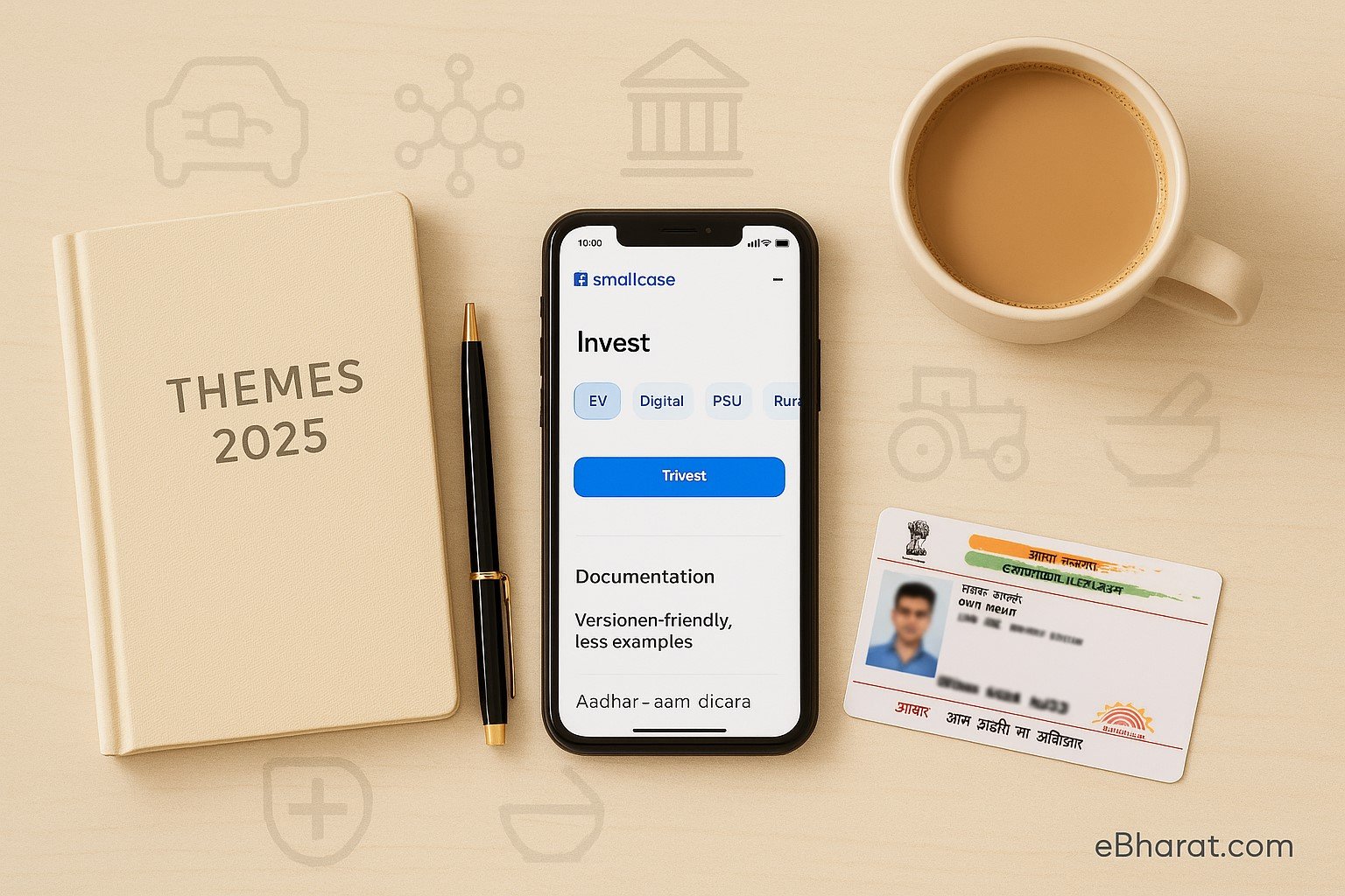 “Best smallcases in India 2025 – EVs, Digital Bharat, PSU, Rural, Pharma”