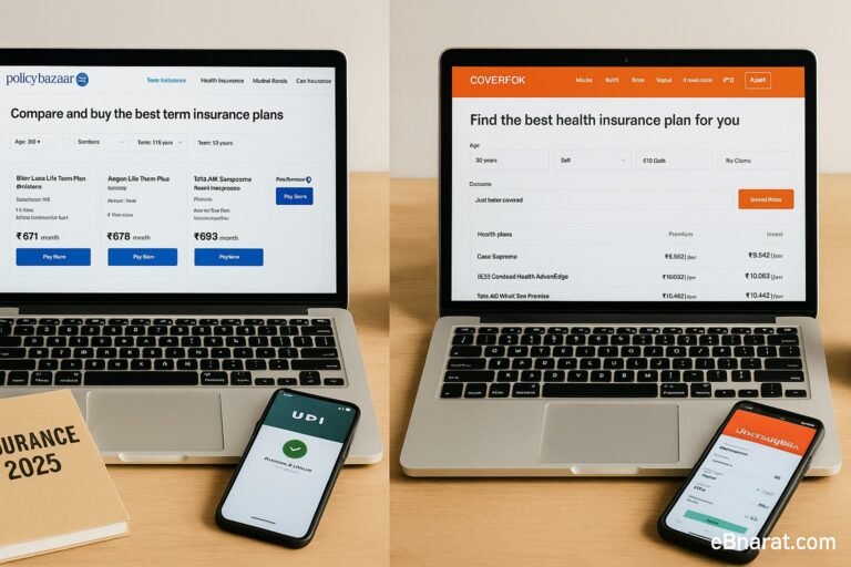 PolicyBazaar vs Coverfox: Which Works Better for Term & Health in 2025?