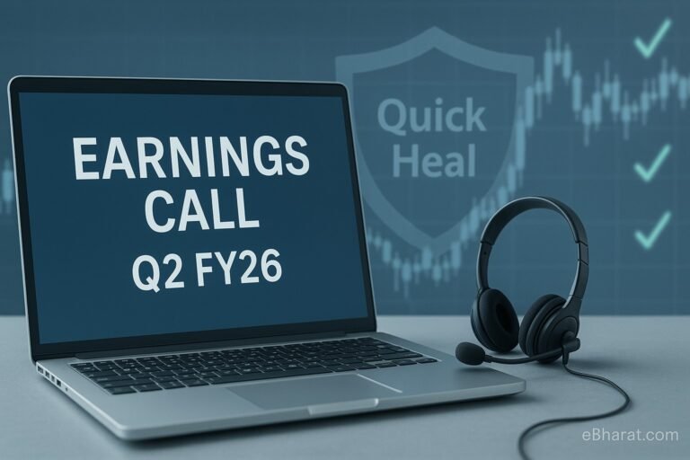 Quick Heal to Host Q2 FY26 Earnings Call on October 16; Invite Filed with Exchanges