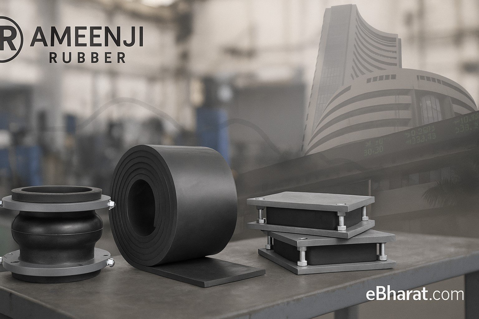 “Ameenji Rubber lists on BSE SME platform — equity shares admitted to trading”