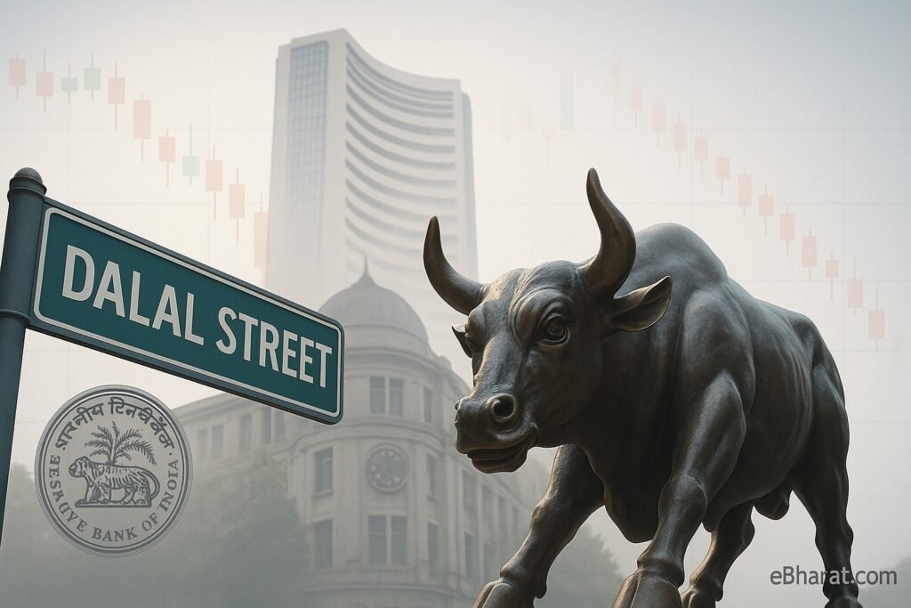 Street Watch: Nifty/Sensex Weak Into RBI Day, Traders Eye Policy Cues