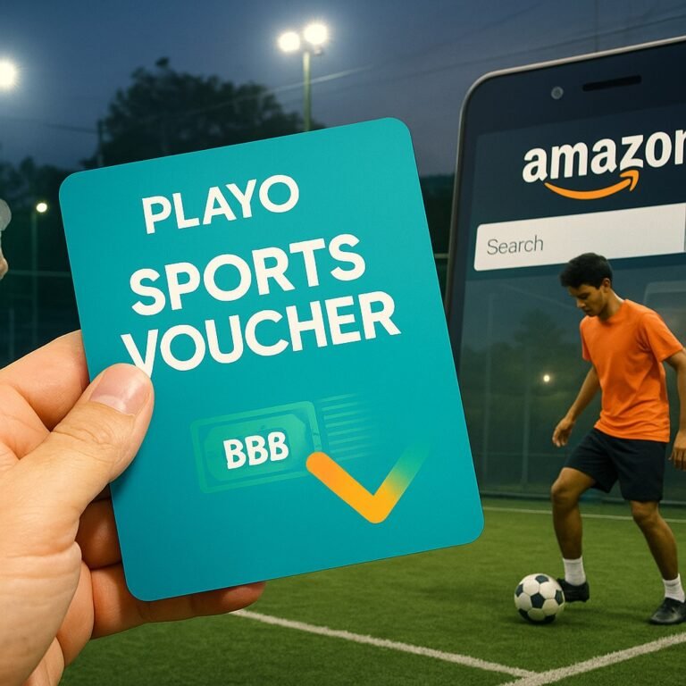 Playo Partners with Amazon to Launch Sports Vouchers, Official Launch Note Out Today