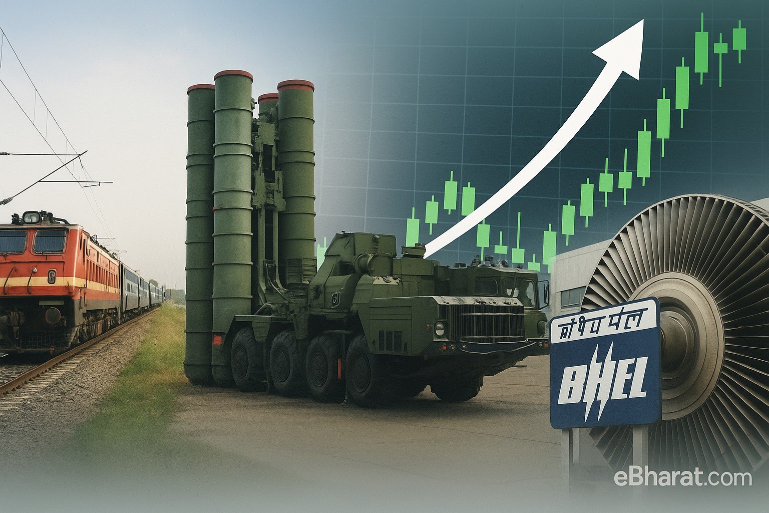 “PSU stocks gain on fresh order flows — rail, defence and power PSUs lead rally with rising order books.”