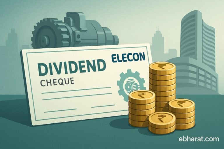 Elecon Declares Interim Dividend; Record Date Oct 16, Payout from Nov 3