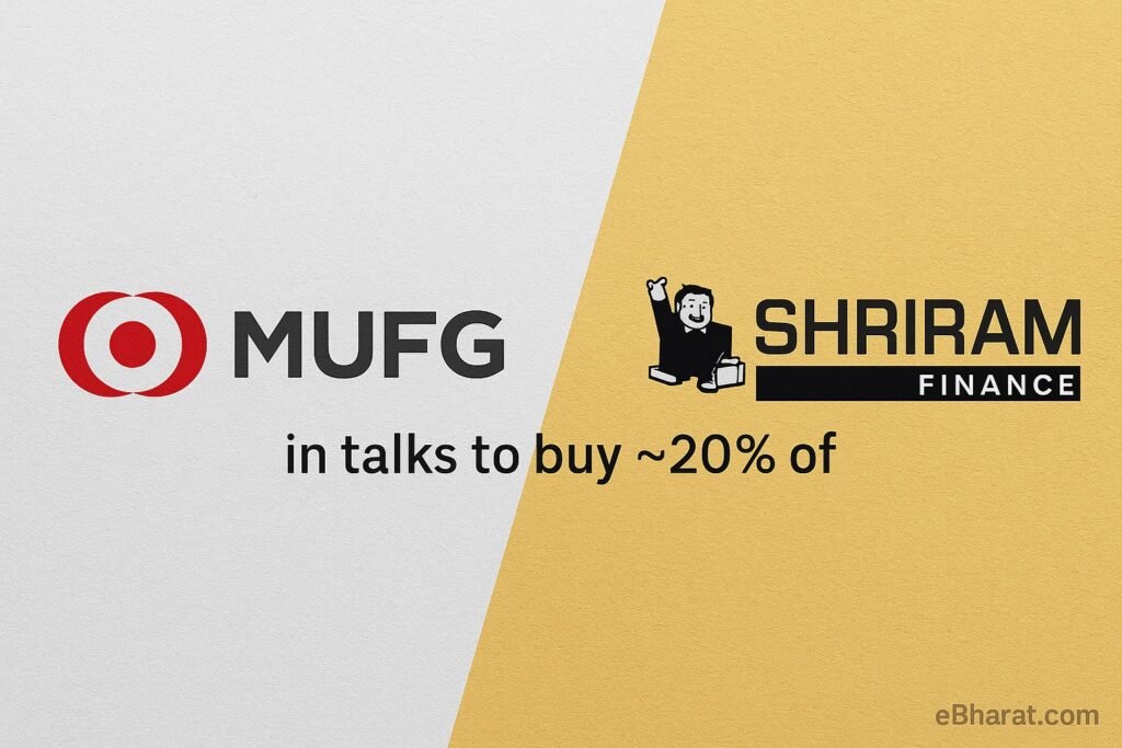 MUFG in Talks to Buy ~20% of Shriram Finance for ₹23,200 Crore