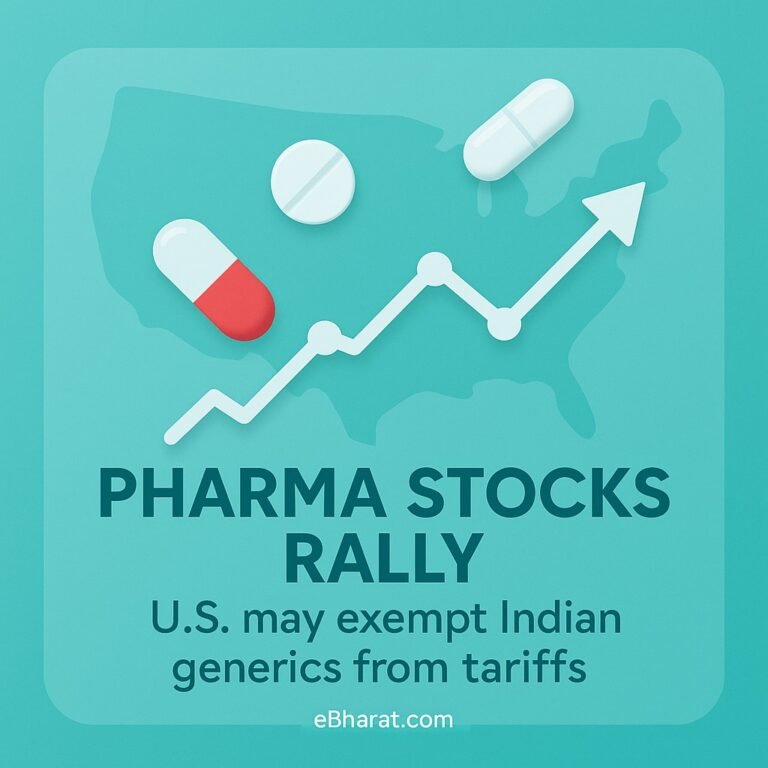 Pharma stocks climb as U.S. mulls exemption for Indian generic drugs