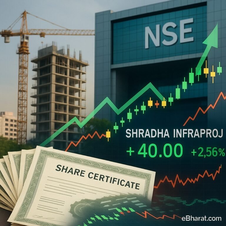 Shradha Infraprojects Lists 3.04 Crore Rights Shares on NSE at ₹40