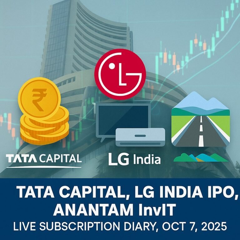 Quick Diary: Live IPO/InvIT Windows You Can Track Intra-Day