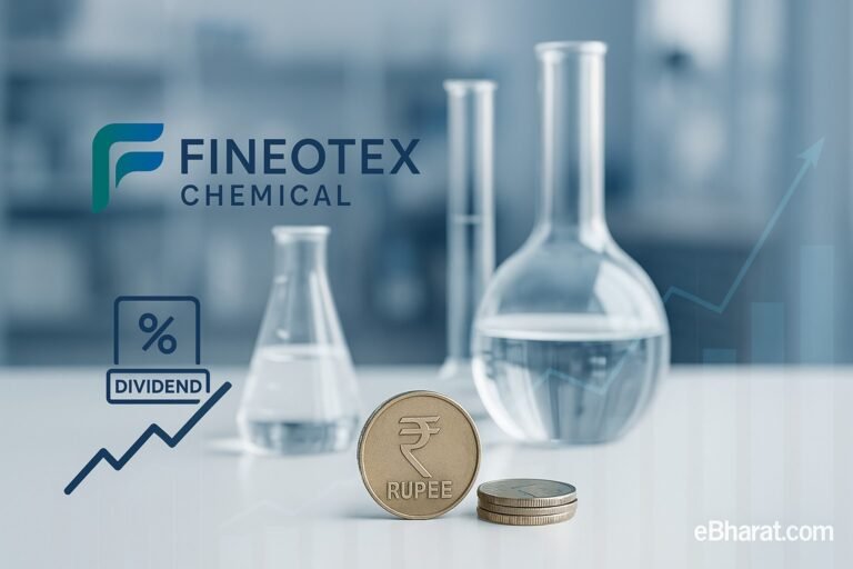 Fineotex Chemical Declares ₹0.80 Interim Dividend; Ex-Date Today