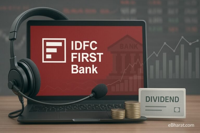 IDFC FIRST Bank Schedules Post-Q2 Earnings Call; Exchange Intimation Filed